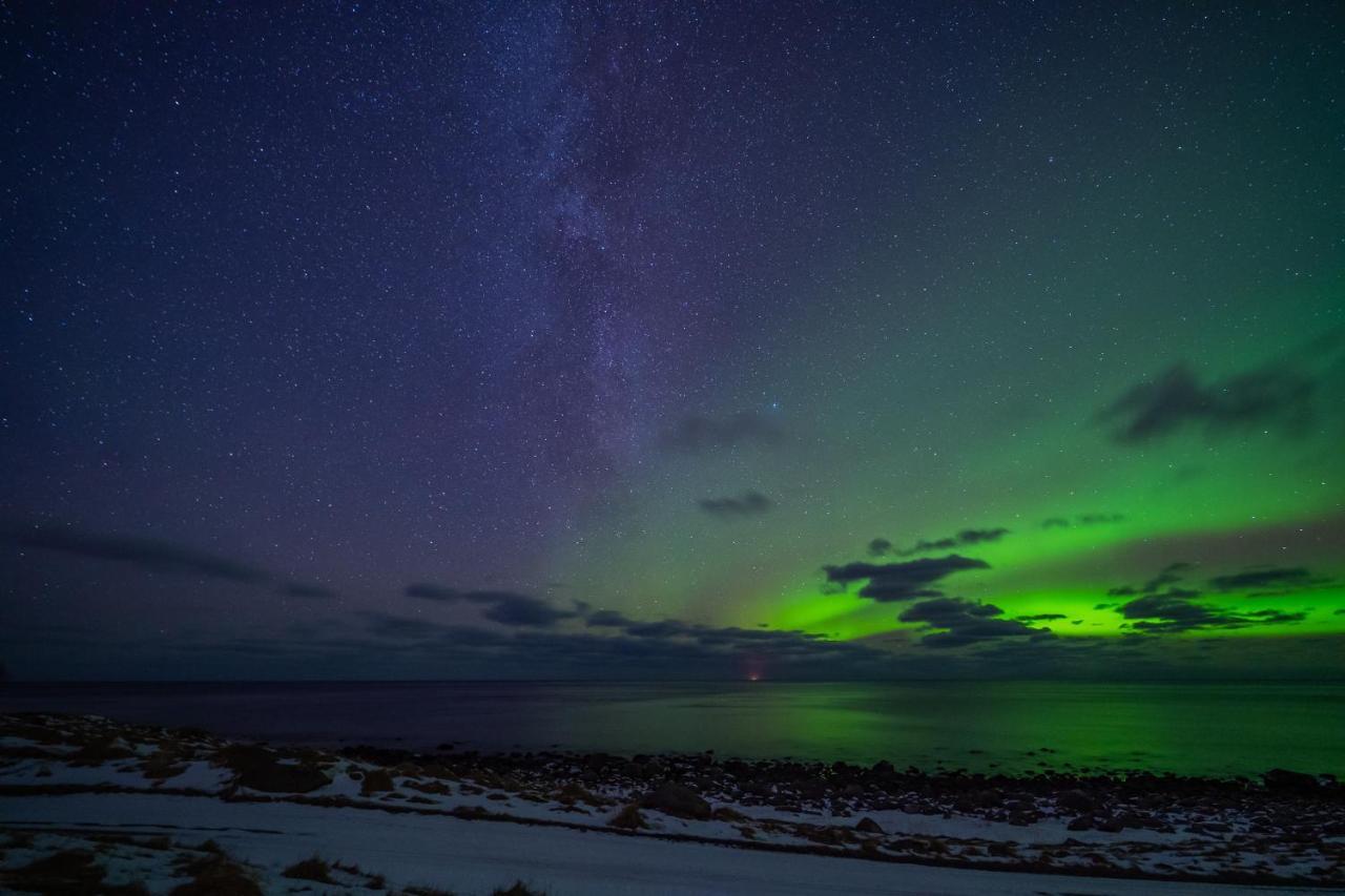 Feriehus Med Flott Havutsikt Ved Hauklandstranden Лекнес Экстерьер фото
