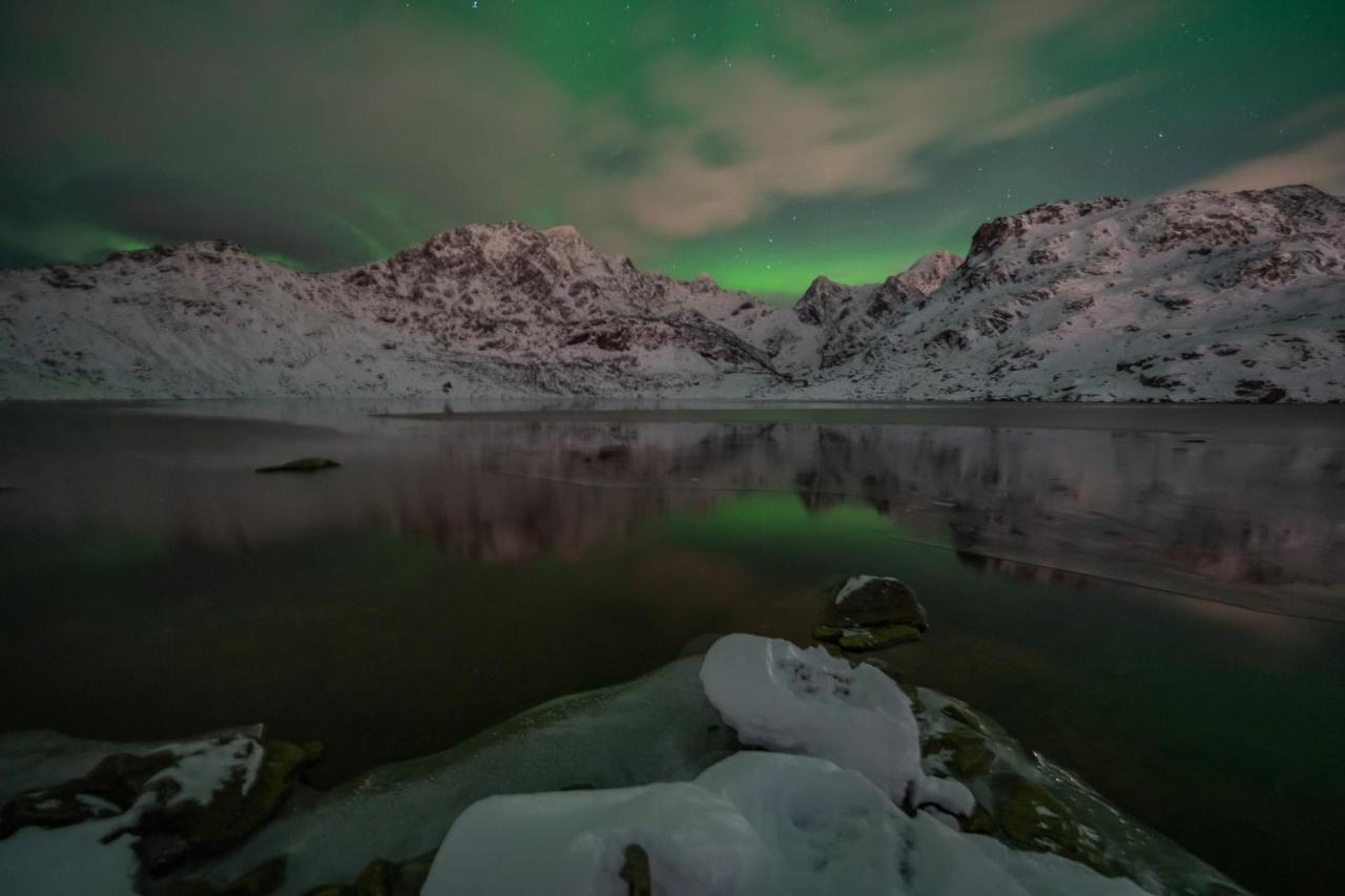 Feriehus Med Flott Havutsikt Ved Hauklandstranden Лекнес Экстерьер фото