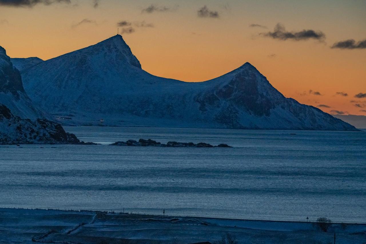 Feriehus Med Flott Havutsikt Ved Hauklandstranden Лекнес Экстерьер фото