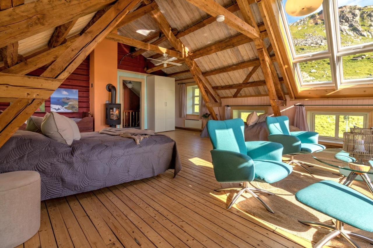 Feriehus Med Flott Havutsikt Ved Hauklandstranden Лекнес Экстерьер фото