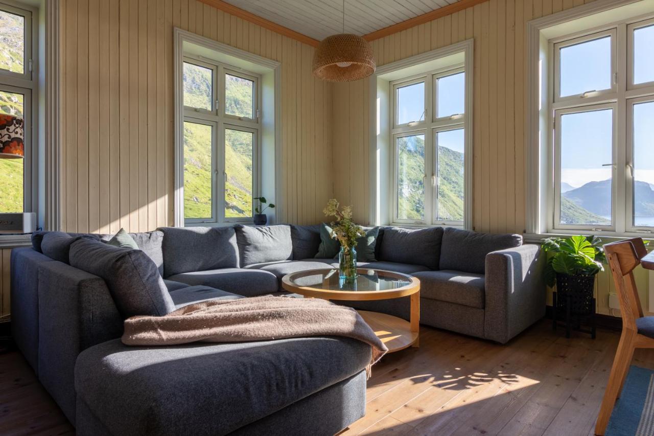 Feriehus Med Flott Havutsikt Ved Hauklandstranden Лекнес Экстерьер фото
