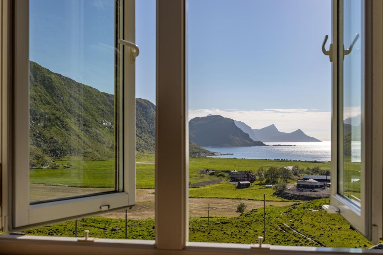Feriehus Med Flott Havutsikt Ved Hauklandstranden Лекнес Экстерьер фото