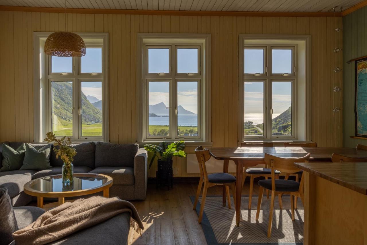 Feriehus Med Flott Havutsikt Ved Hauklandstranden Лекнес Экстерьер фото