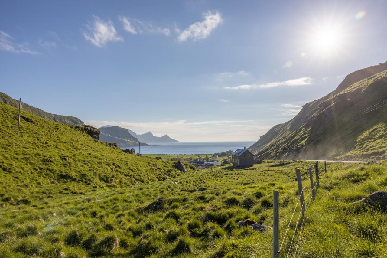 Feriehus Med Flott Havutsikt Ved Hauklandstranden Лекнес Экстерьер фото