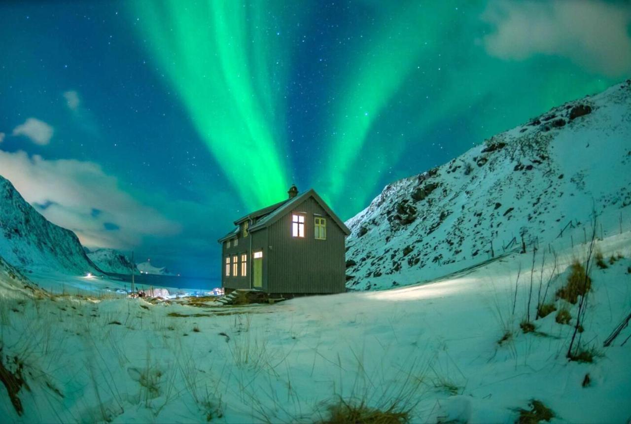 Feriehus Med Flott Havutsikt Ved Hauklandstranden Лекнес Экстерьер фото