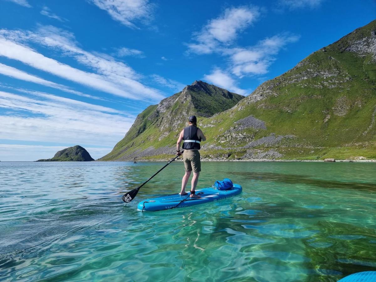 Feriehus Med Flott Havutsikt Ved Hauklandstranden Лекнес Экстерьер фото
