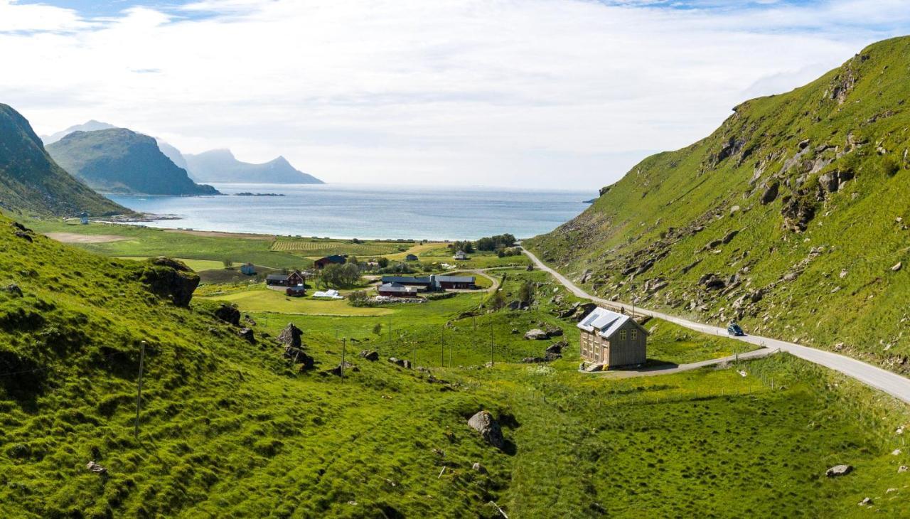 Feriehus Med Flott Havutsikt Ved Hauklandstranden Лекнес Экстерьер фото